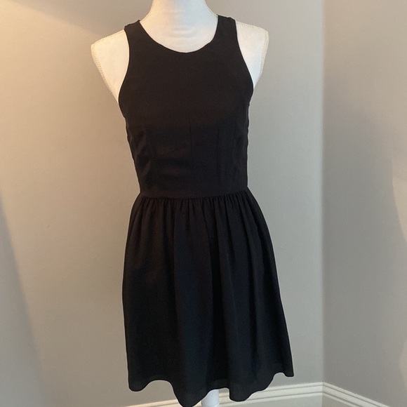 Rebecca Taylor Classic black silk dress - Picture 3 of 5
